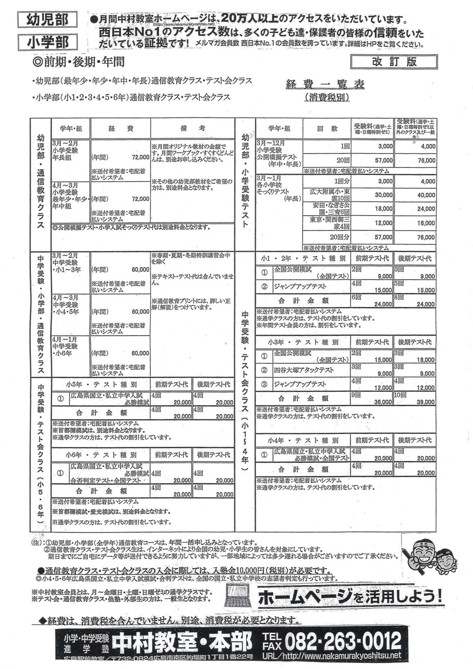 2023/04/17 2024年版 広島叡智学園中学校 ～最高の合格者へ～ | お知らせ | 小学・中学受験 広島で合格率No1の進学塾中村教室